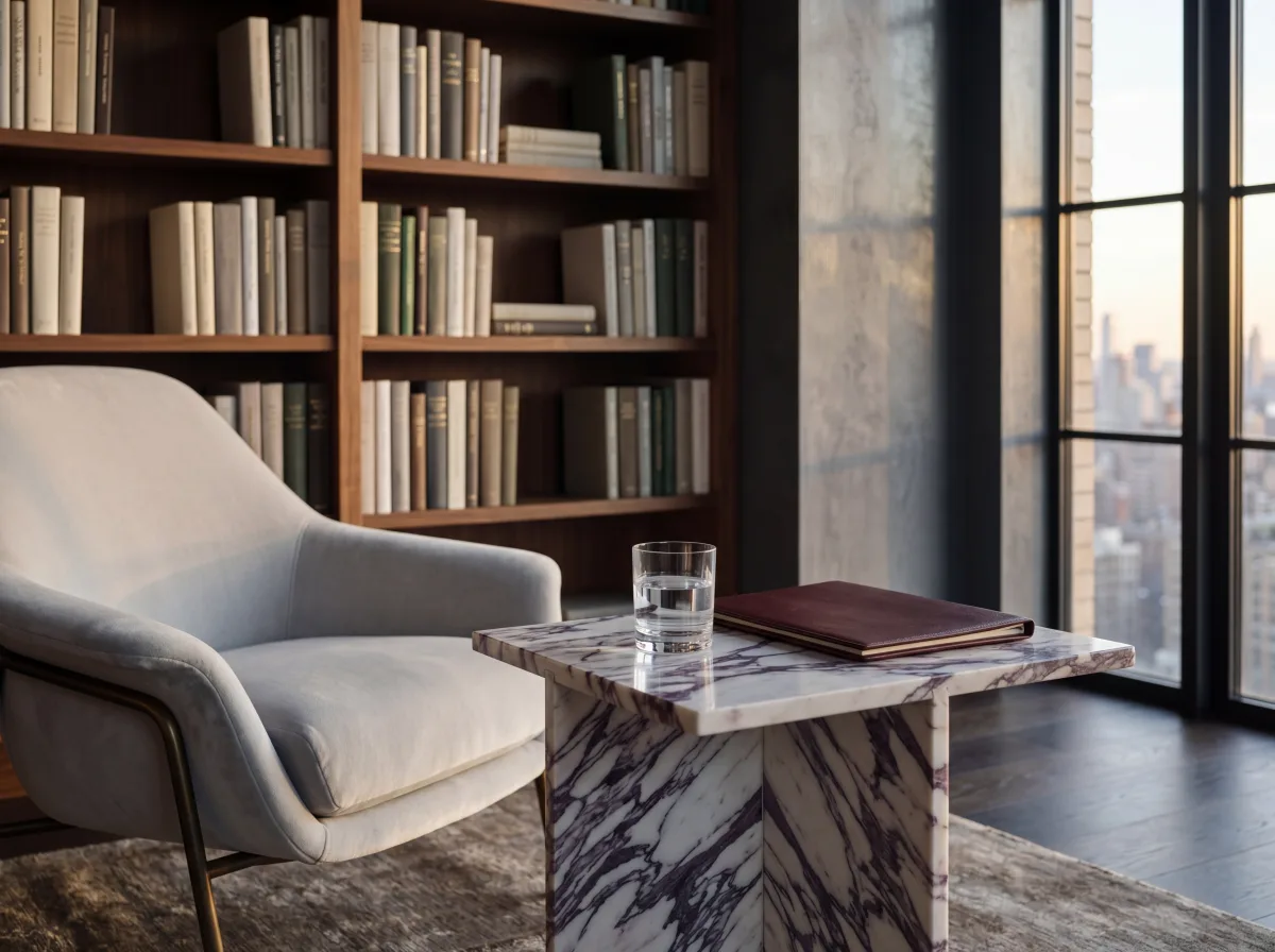 3M PFAS investigation documents and a glass of filtered tap water on a marble desk