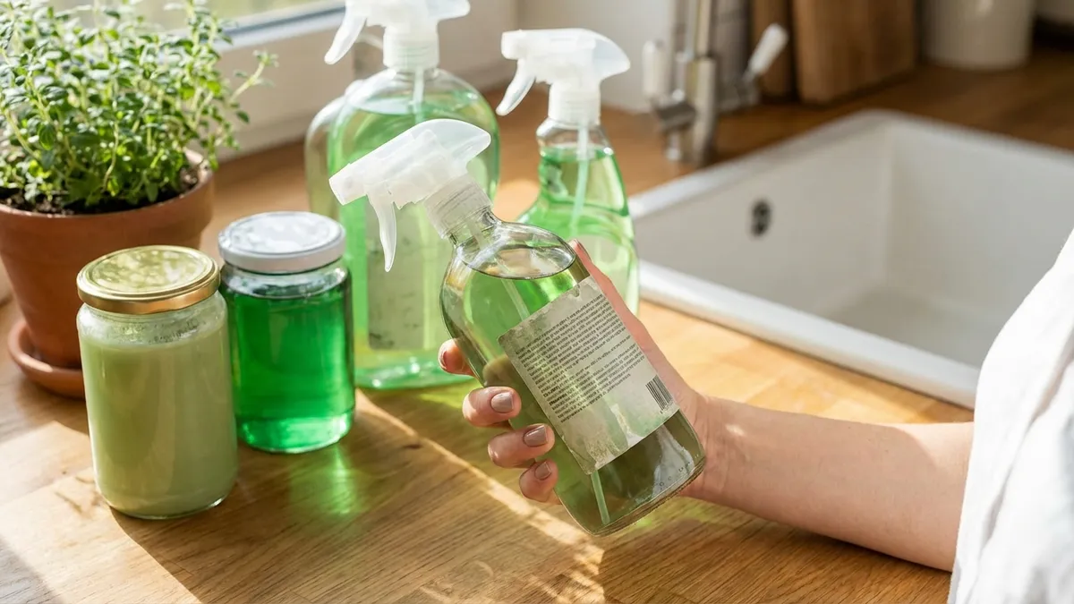 Is Seventh Generation non-toxic: plant-based cleaning products lined up for ingredient comparison