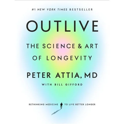 Outlive by Peter Attia audiobook cover