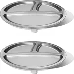 Avanchy Stainless Steel Divided Plate