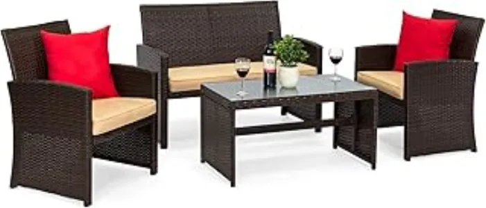 Best Choice Products Steel Patio Furniture Set