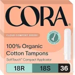 Cora Organic Cotton Tampons