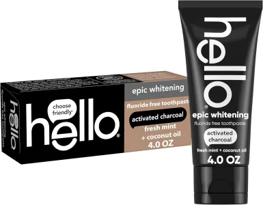 Hello Activated Charcoal Toothpaste