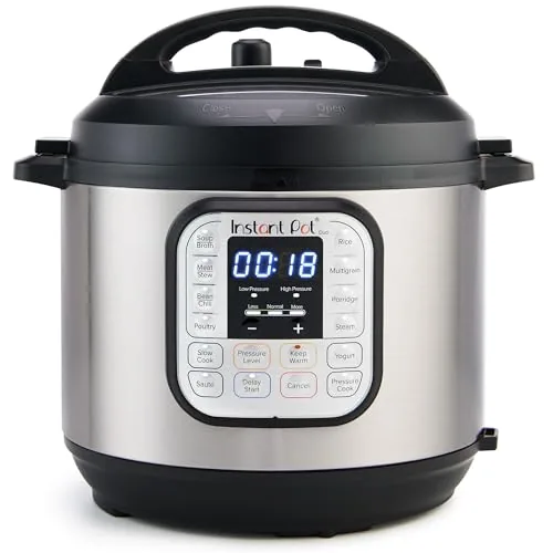Instant Pot Duo 7-in-1 Electric Pressure Cooker, 6 Quart
