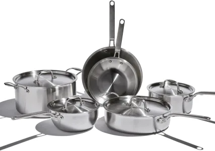 Made In 10-Piece Stainless Clad Set