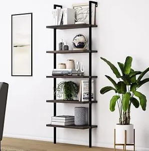 Nathan James Theo 5-Shelf Bookcase
