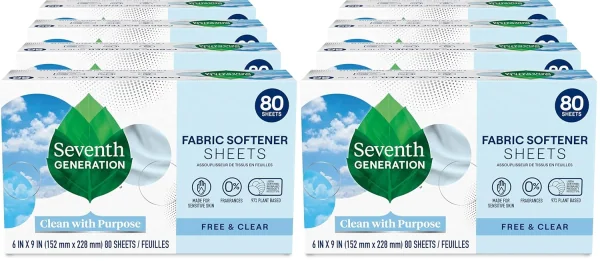Seventh Generation Free & Clear Dryer Sheets