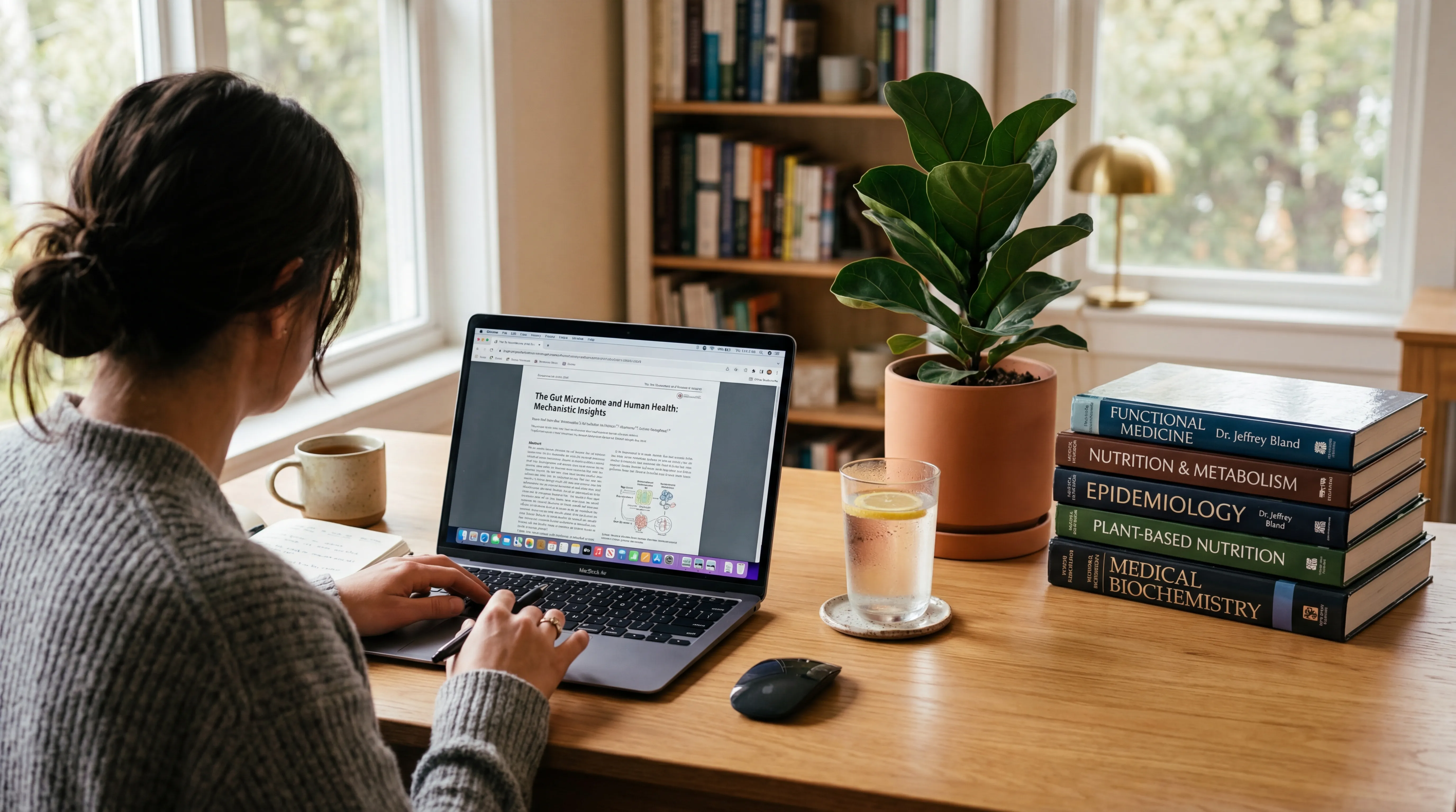Ellie's workspace where NonToxicLab research and testing takes place